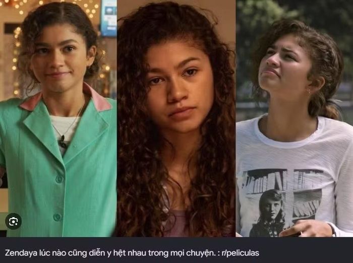 Những chủ đề về diễn xuất của Zendaya liên tục xuất hiện.