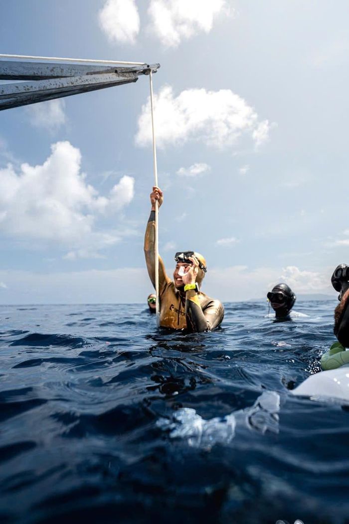 Tôi là huấn luyện viên quốc tế môn lặn tự do (freediving). Ảnh: Phạm Tấn Hiệp.