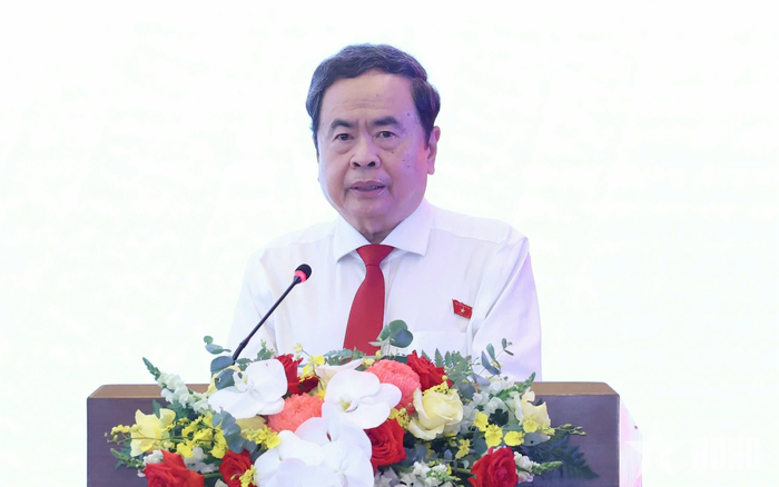  Chủ tịch Quốc hội Trần Thanh Mẫn phát biểu khai mạc diễn đàn.