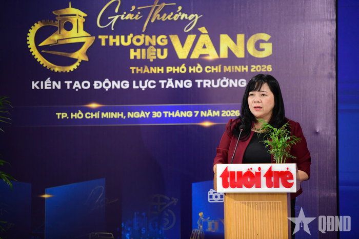 Bà Nguyễn Thị Kim Ngọc, Phó giám đốc Sở Công Thương TP Hồ Chí Minh phát biểu tại lễ công bố.