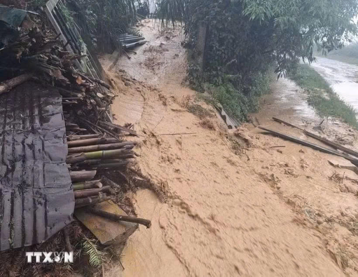 Mưa lớn gây thiệt hại nặng nề cho các địa phương ở Lào Cai.