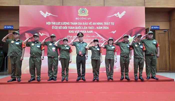 Đội tuyển TP Đà Nẵng tham dự Vòng chung kết Hội thi Lực lượng tham gia bảo vệ an ninh, trật tự ở cơ sở giỏi toàn quốc lần thứ I năm 2026 - khu vực phía Nam.