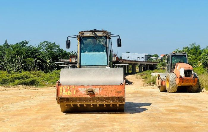 Dự án Cầu Văn Ly và đường dẫn đang tập trung thi công.