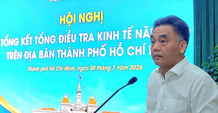  Phó Chủ tịch Thường trực UBND TPHCM Nguyễn Lộc Hà phát biểu chỉ đạo tại hội nghị. Ảnh: M.HOA 