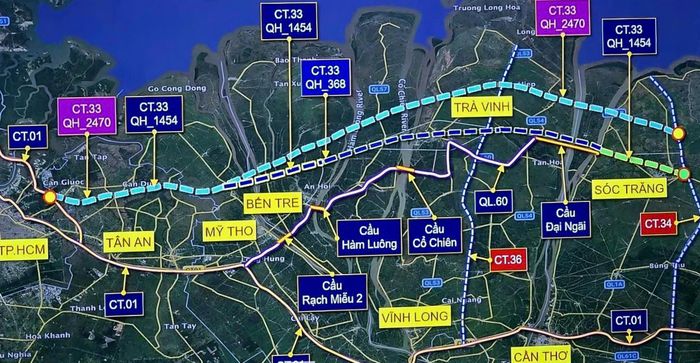  Phương án tuyến dự kiến của tuyến cao tốc CT.33 