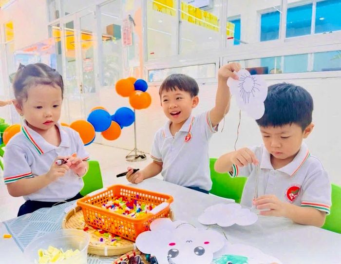 Học sinh Trường Mầm non Bến Thành (phường Bến Thành, TPHCM) tham gia Ngày hội STEAM. Ảnh minh họa