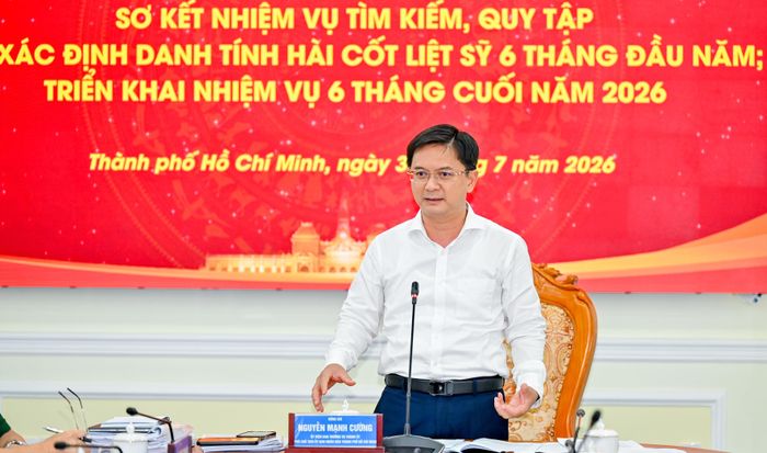  Đồng chí Nguyễn Mạnh Cường phát biểu kết luận hội nghị 