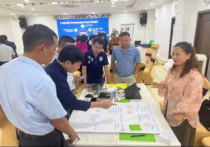 Học viên tham gia các nội dung trong tập huấn.