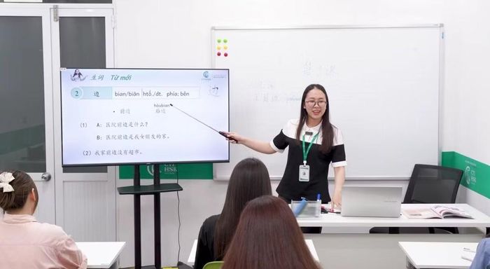 Một buổi học tại Hệ thống tiếng Trung CTIHSK
