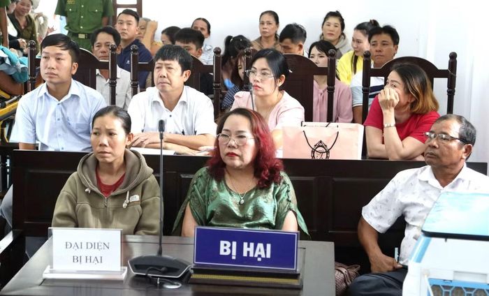 Giám định viên Hoàng Viết Hải (hàng ghế 2, thứ 3 từ phải sang). Ảnh: Tuấn Nguyễn.