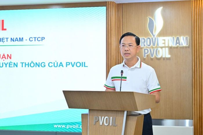 Ông Mai Xuân Hải - Chủ tịch Công đoàn chia sẻ kinh nghiệm thực tiễn trong công tác truyền thông
