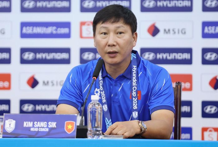 HLV Kim Sang Sik tin tưởng tuyển Việt Nam có kết quả tốt nhất. Ảnh: Hải Hoàng