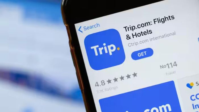 Nền tảng đặt phòng trực tuyến Trip.com của du lịch Trung Quốc vừa chịu án phạt kỷ lục 5,179 tỷ NDT vì vi phạm luật chống độc quyền. Ảnh: Newsbytes