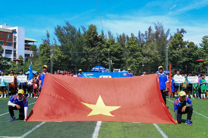 Khai mạc giải Football Festival U9, U11, U13 Việt Nam 2026. Ảnh: X.N