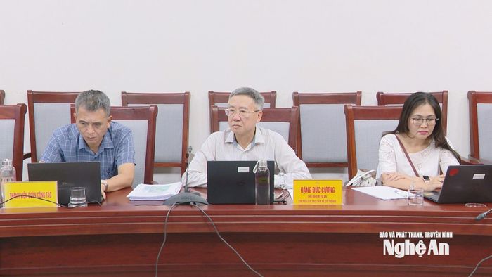 Đại diện Ngân hàng thế giới (WB) tham dự buổi làm việc. Ảnh: Thanh Nhàn