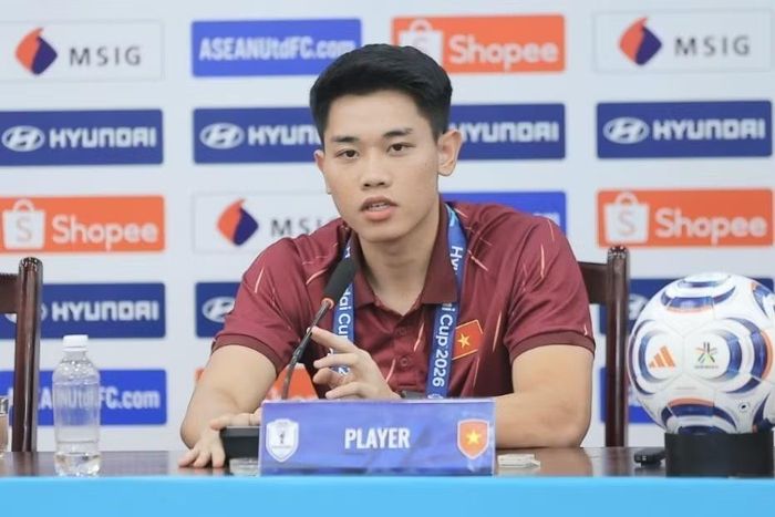 Sau khi tỏa sáng ở trận đấu gặp Timor Leste, Đình Bắc được kỳ vọng sẽ tiếp tục ghi bàn ở những trận đấu tiếp theo tại ASEAN Cup 2026. (Ảnh: TTXVN)