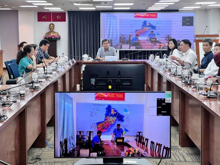 Quang cảnh cuộc họp báo tại Trung tâm Báo chí TP Hồ Chí Minh chiều 30/7.