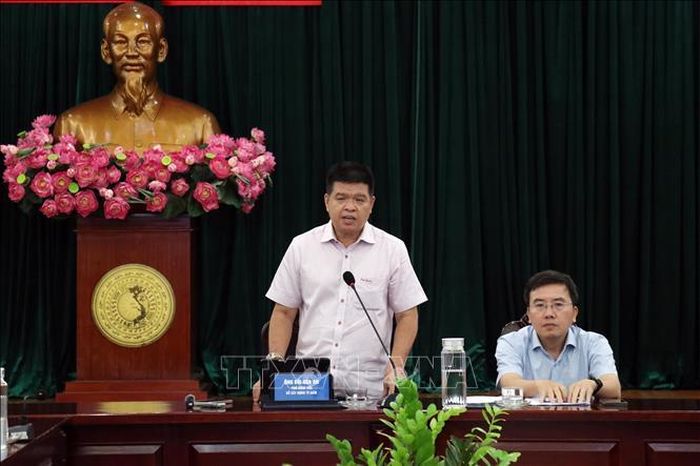 Phó Giám đốc Sở Xây dựng TP Hồ Chí Minh Bùi Hòa An phát biểu tại buổi sơ kết.
