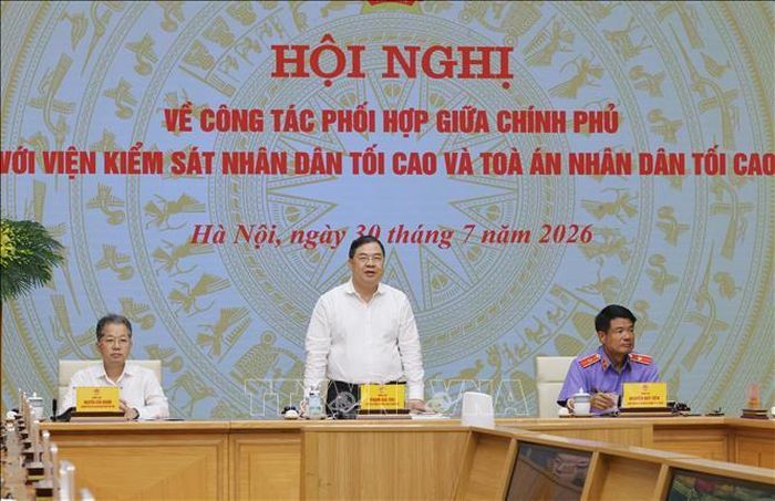 Ủy viên Bộ Chính trị, Phó Thủ tướng Thường trực Chính phủ Phạm Gia Túc phát biểu chỉ đạo. Ảnh: Lâm Khánh/TTXVN
