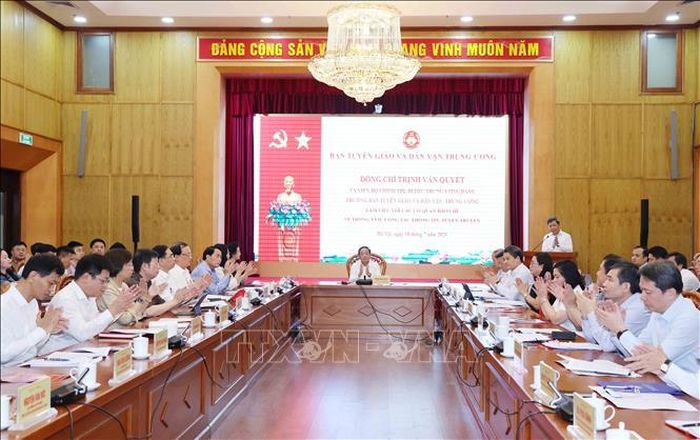 Quang cảnh buổi làm việc. Ảnh: Phương Hoa/TTXVN