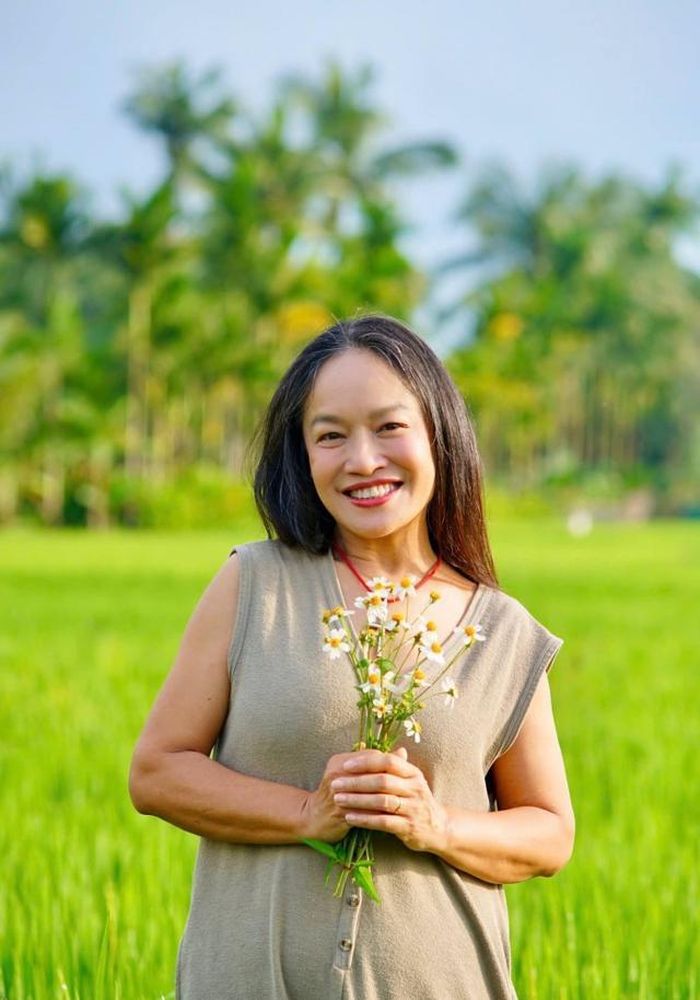 Nghệ sĩ Tú Oanh ở tuổi 58. Ảnh FBNV.