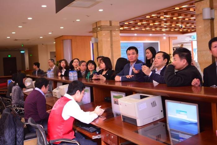 Phiên IPO Tổng công ty Sông Đà. Ảnh: HNX