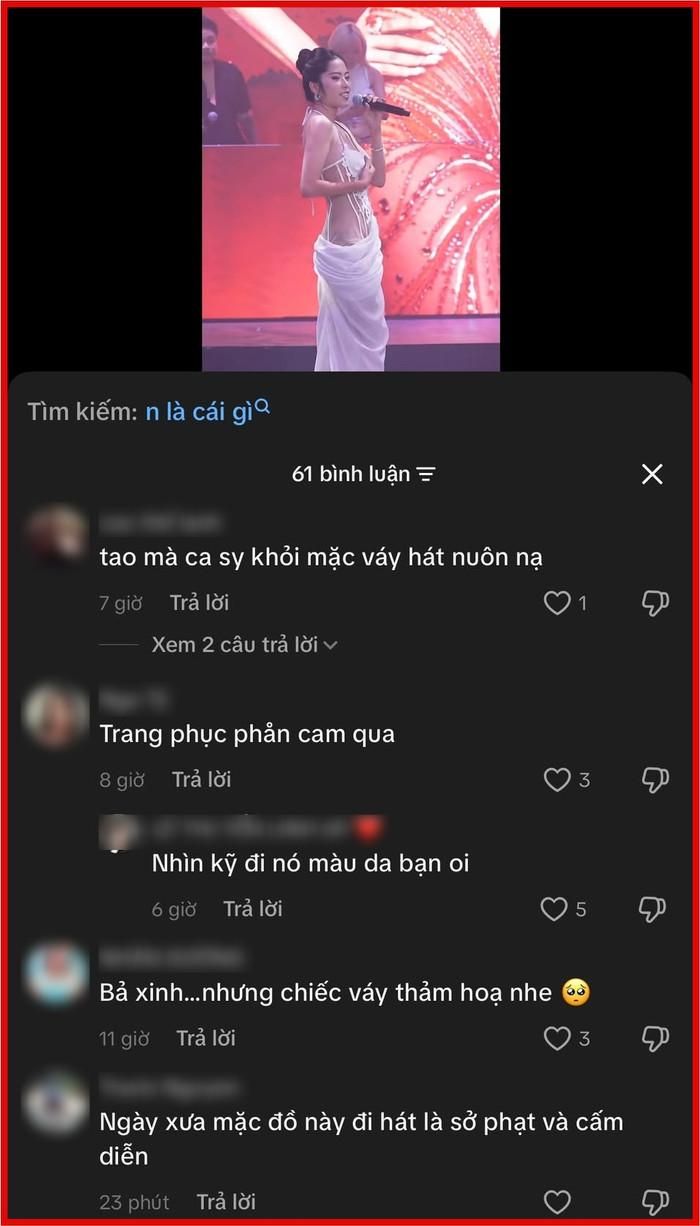 Cư dân mạng tranh luận gay gắt về trang phục của Nam Em.