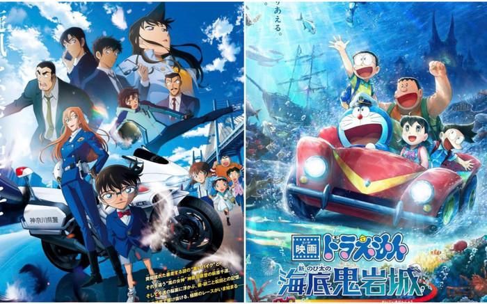 Dù đạt doanh thu ấn tượng, tốc độ cán mốc 100 tỷ đồng của Conan Movie 29 vẫn chậm hơn phần phim trước và Doraemon Movie 45. Ảnh: NSX.