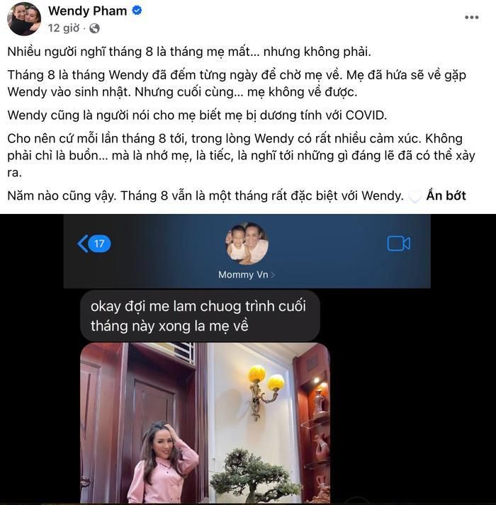 Bài đăng tiết lộ lời hứa dang dở của cố ca sĩ Phi Nhung dành cho con gái.