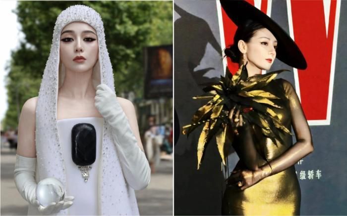 Địch Lệ Nhiệt Ba được kỳ vọng kế cận vị thế của Phạm Băng Băng trên thảm đỏ Hoa ngữ, dù mỗi người theo đuổi một phong cách riêng.