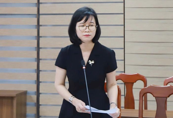 Bà Phạm Thị Hương Giang, Trưởng Ban Công tác Phụ nữ, Trung ương Hội LHPN Việt Nam