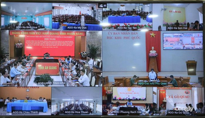 Hội nghị được tổ chức theo hình thức trực tiếp kết hợp trực tuyến, kết nối đến 102 xã, phường, đặc khu trên địa bàn tỉnh