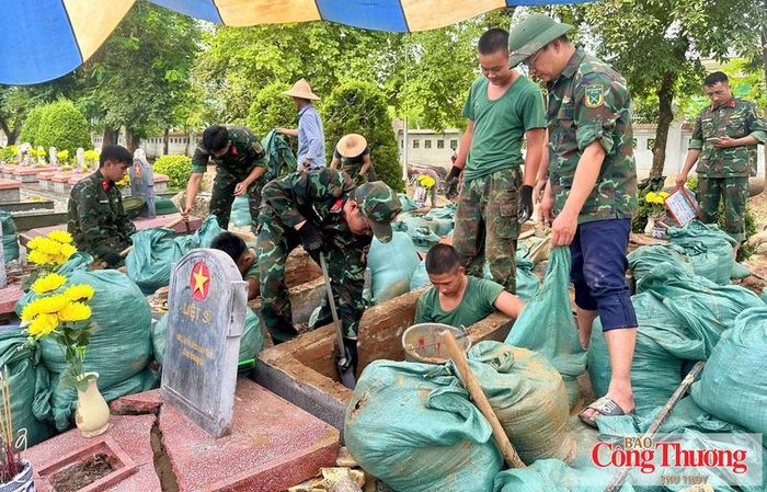 Đến nay, tỉnh Điện Biên đã hoàn thành việc lấy mẫu tại 4/7 nghĩa trang liệt sĩ.
