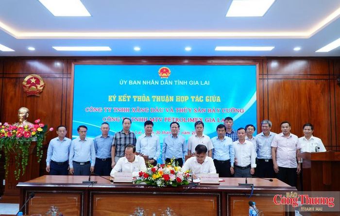 Công ty TNHH MTV Petrolimex Gia Lai, Công ty TNHH Xăng dầu và Thủy sản Bảy Cường ký kết thỏa thuận hợp tác về đảm bảo cung ứng xăng dầu.