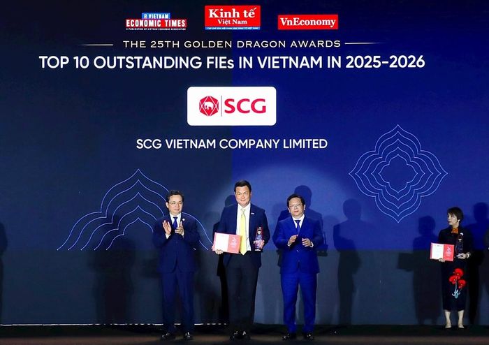 SCG được vinh danh tại Giải thưởng Rồng Vàng năm thứ năm liên tiếp và nằm trong Top 10 Doanh nghiệp có vốn đầu tư nước ngoài (FDI) tiêu biểu tại Việt Nam giai đoạn 2025–2026.