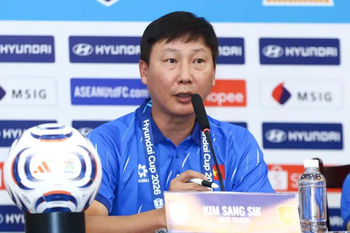 Huấn luyện viên Kim Sang Sik tự tin vào cơ hội chiến thắng của đội tuyển Việt Nam.