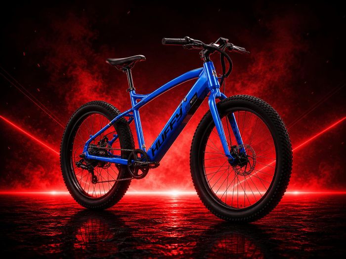 Xe đạp điện Huffy Quantis được trang bị hệ thống phanh đĩa cơ.