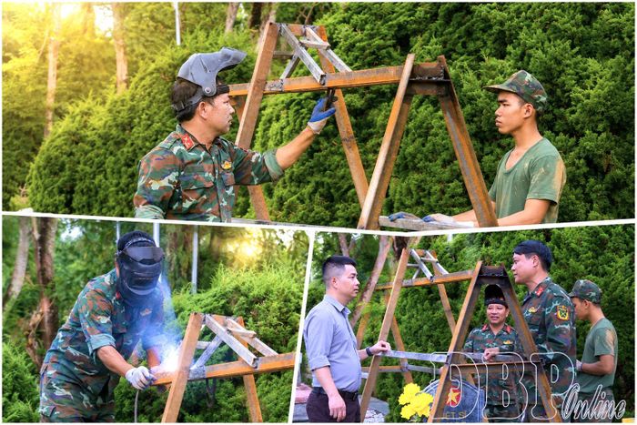 Ba lăng xích "thế hệ mới" được chế tạo khi thực hiện nhiệm vụ tại Nghĩa trang Liệt sĩ Độc Lập.