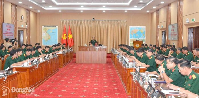 Quang cảnh hội nghị sơ kết. Ảnh: Cường Hoàng