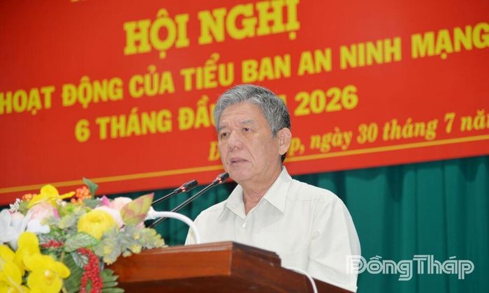 Đồng chí Ngô Chí Cường phát biểu chỉ đạo tại hội nghị.