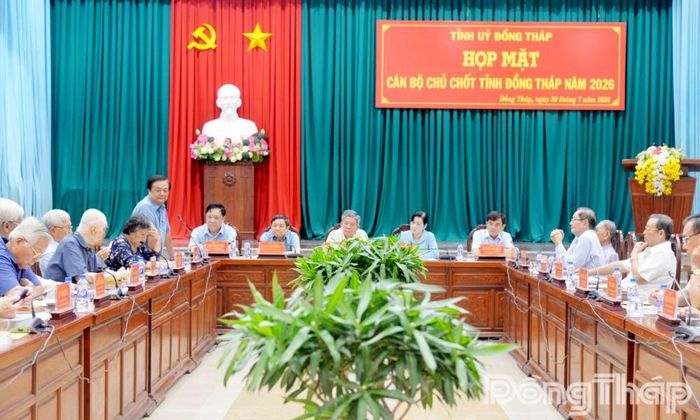 Quang cảnh buổi họp mặt.