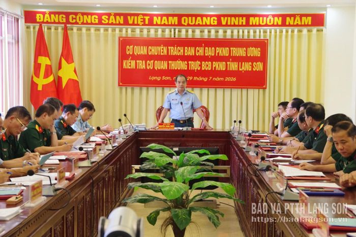 Thiếu tướng Nguyễn Xuân Thủy, Cục trưởng Cục Phòng không lục quân (Quân chủng Phòng không - Không quân) -Trưởng đoàn kiểm tra kết luận hội nghị