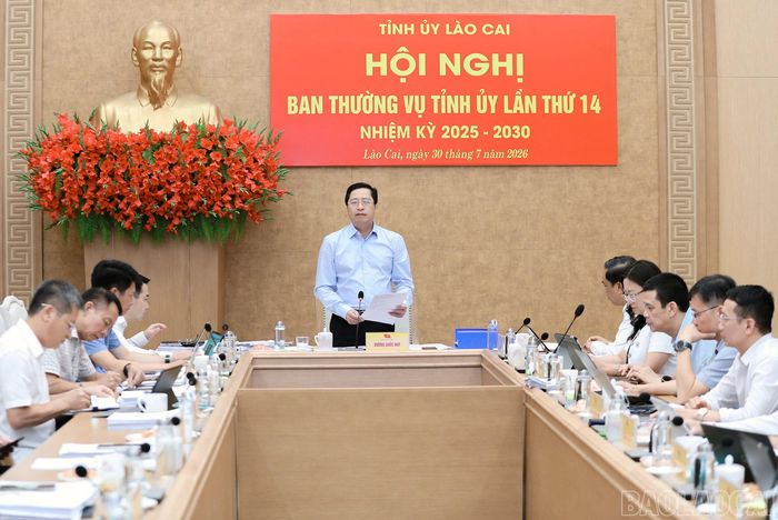Đồng chí Dương Quốc Huy, Bí thư Tỉnh ủy phát biểu kết luận hội nghị.
