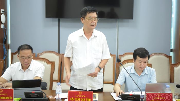 Lãnh đạo Hội Luật gia tỉnh góp ý vào Luật Phổ biến, giáo dục pháp luật (sửa đổi).