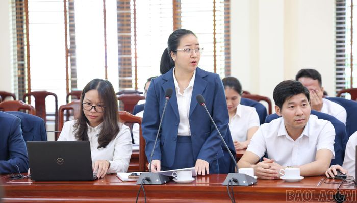 Đại biểu thảo luận tại hội nghị.