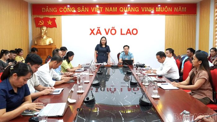 Đồng chí Nguyễn Thị Phương Đông phát biểu tại hội nghị.