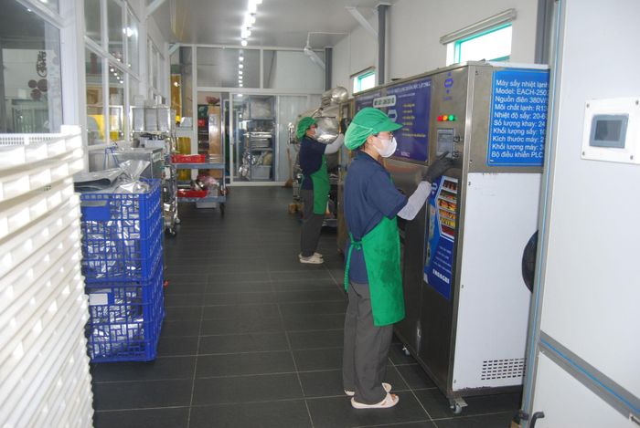 Dây chuyền hiện đại chế biến nông sản tại phường Xuân Trường-Đà Lạt