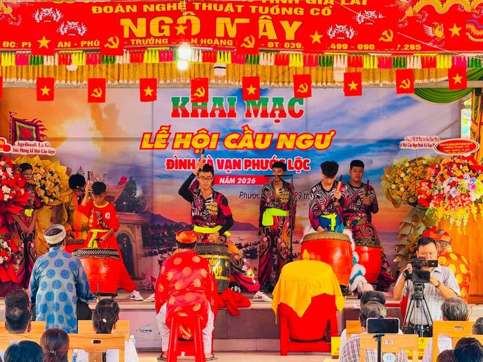 Lễ hội Cầu ngư tổ chức tại Đình và Vạn Phước Lộc, phường Phước Hội, tỉnh Lâm Đồng