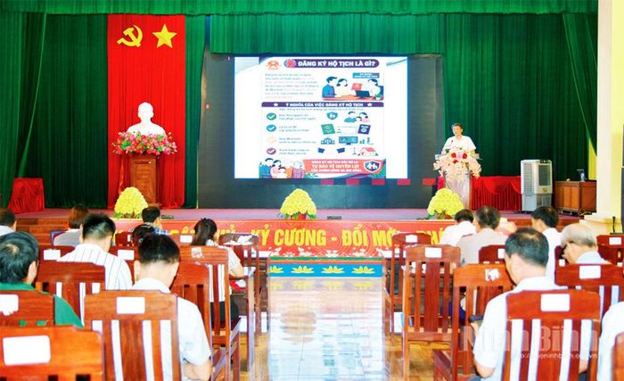 Sở Tư pháp tổ chức tuyên truyền, phổ biến pháp luật tại xã Bắc Lý.