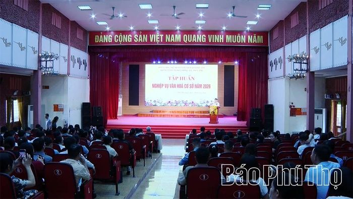 Quang cảnh lớp tập huấn.